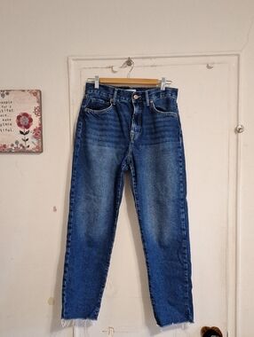 Forever 21 High-Rise Blue Denim Jeans